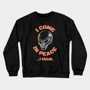 Funny Alien Crewneck Sweatshirt